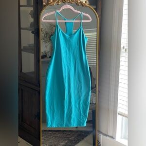 NWT SUSANA MONACO Racerback Dress in Tahitian Blue